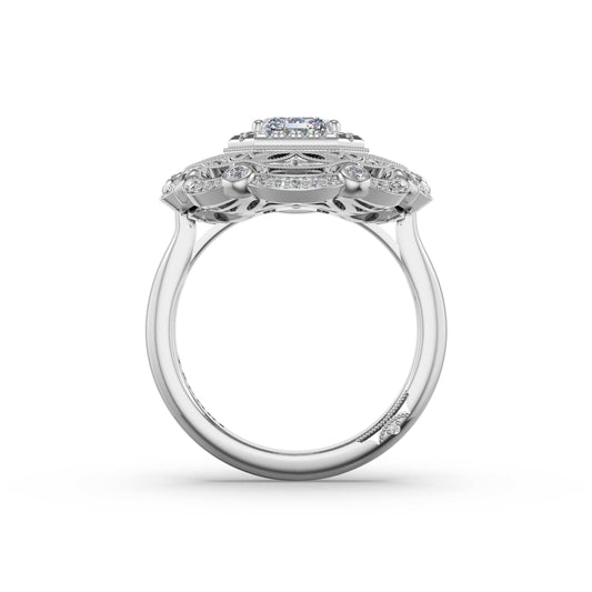 emerald-estate-diamond-engagement-ring-470EC