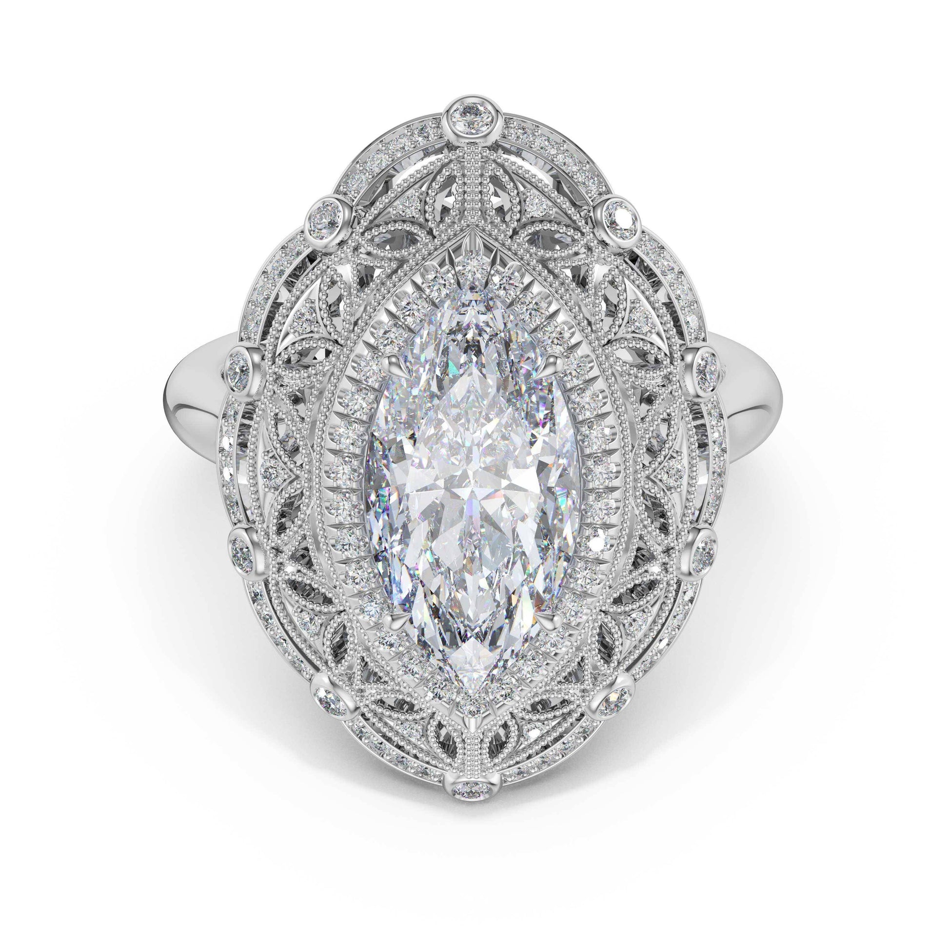 marquise-estate-diamond-engagement-ring-470MQ