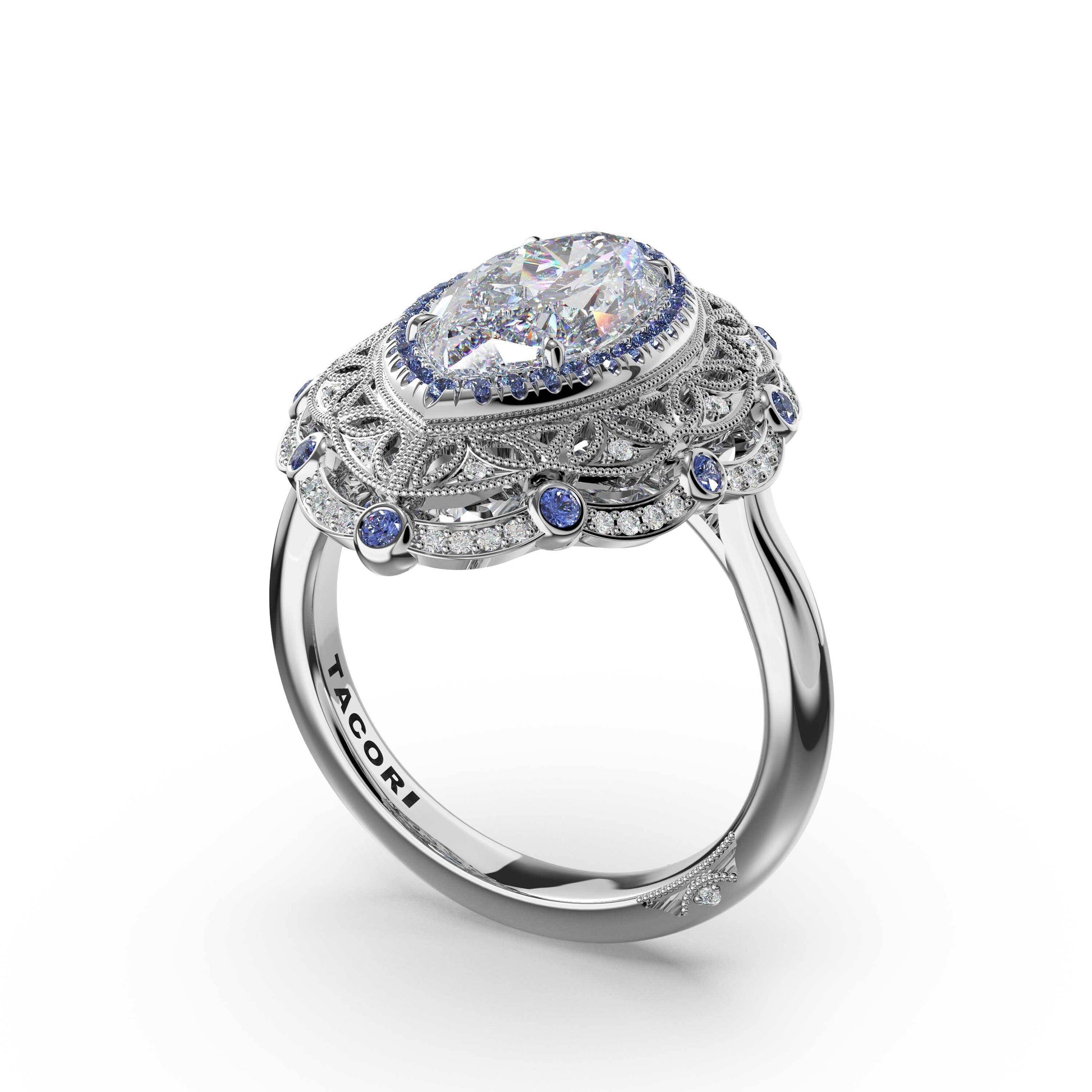marquise-estate-diamond-and-sapphire-engagement-ring-470MQBS1