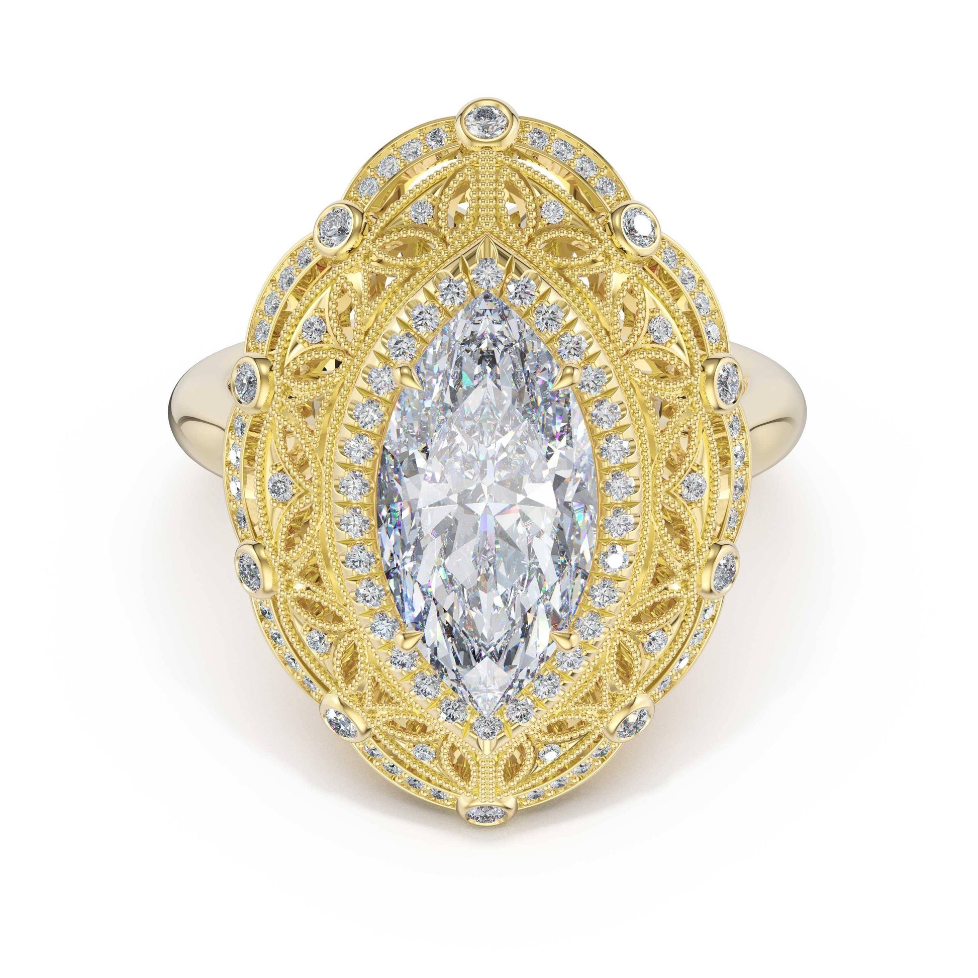 marquise-estate-diamond-engagement-ring-470MQ