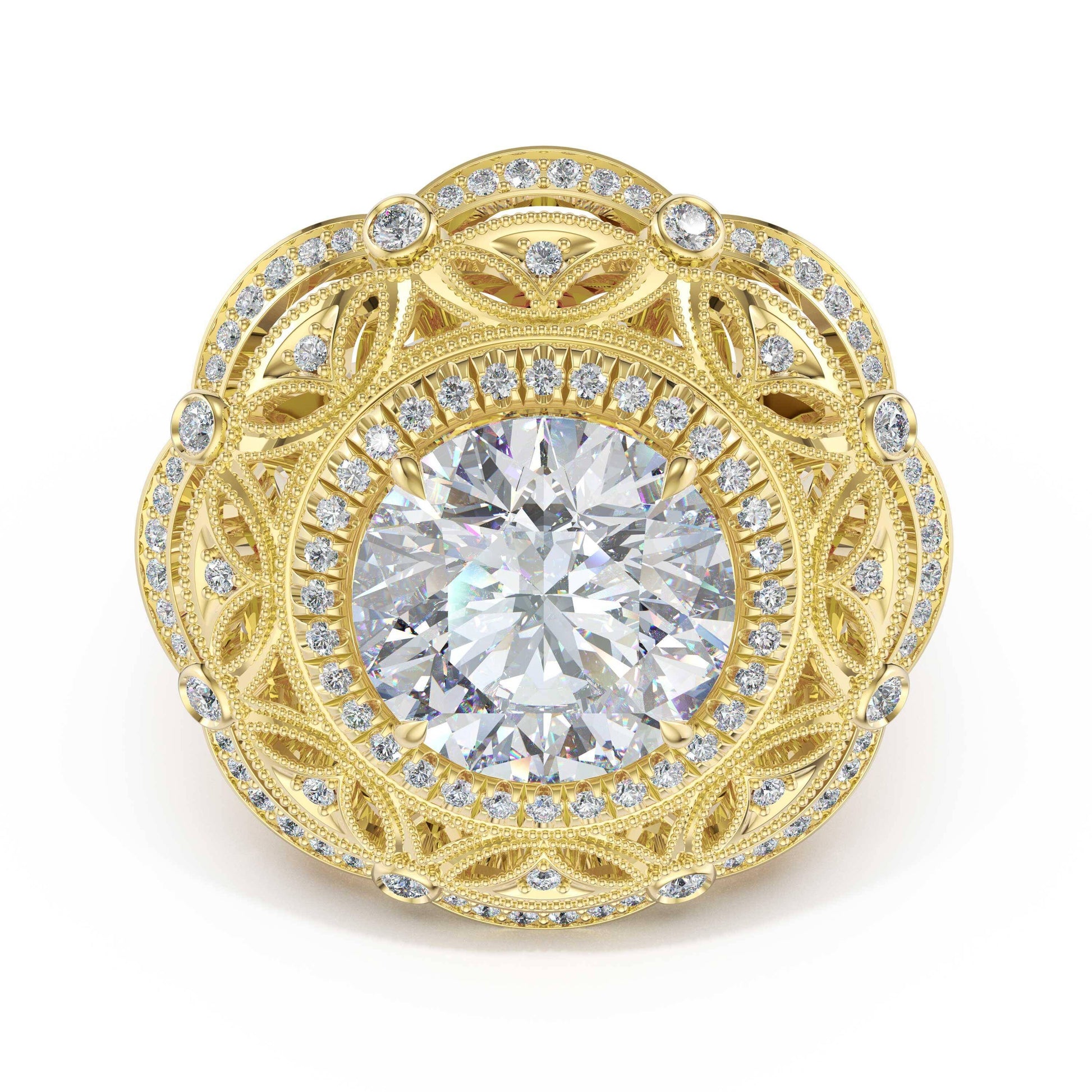round-estate-diamond-engagement-ring-470RD