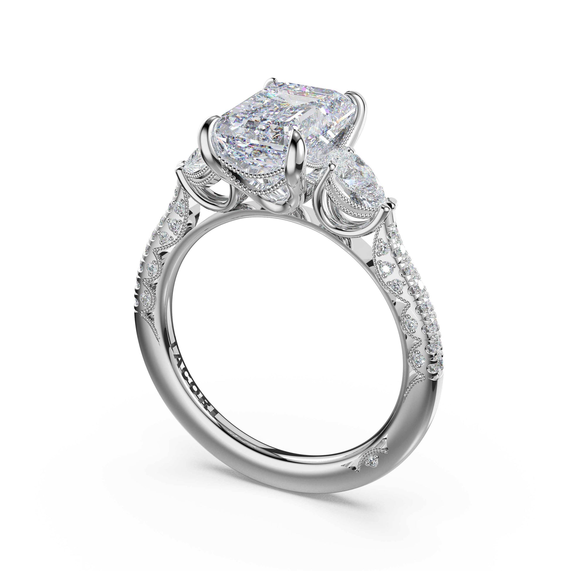 3-stone-pear-diamond-side-emerald-engagement-ring-477EC