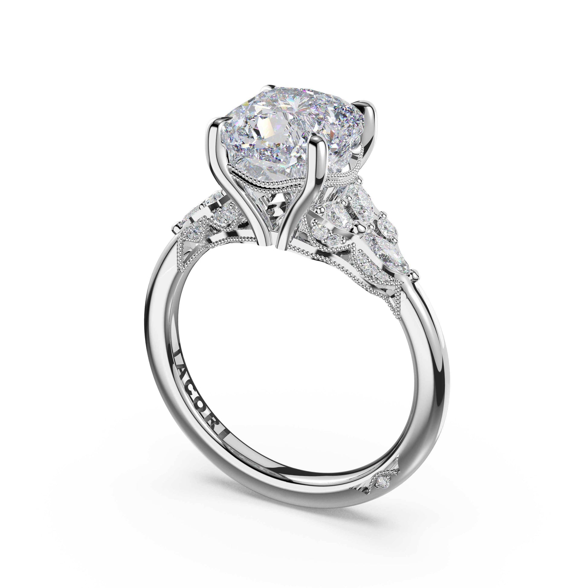 asymmetrical-cluster-cushion-engagement-ring-483CU