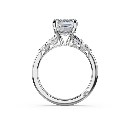 sapphire-cluster-emerald-engagement-ring-483ECBS