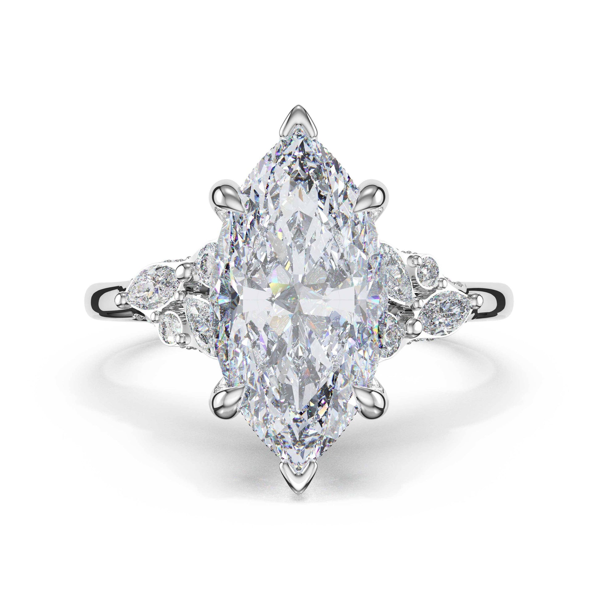 asymmetrical-cluster-marquise-engagement-ring-483MQ
