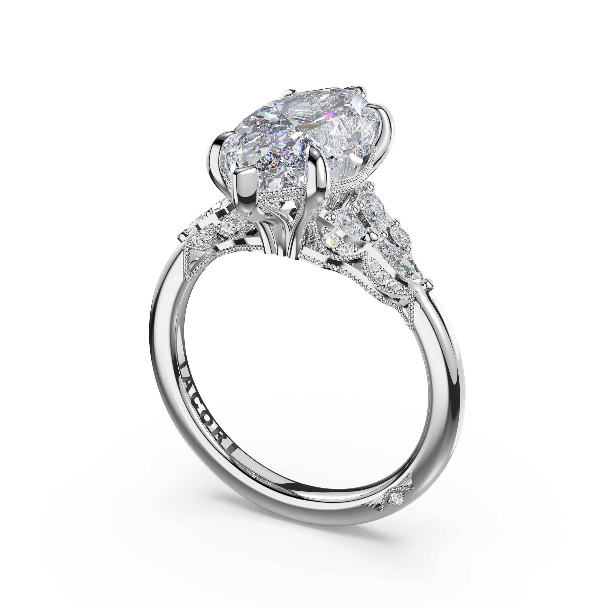 asymmetrical-cluster-marquise-engagement-ring-483MQ