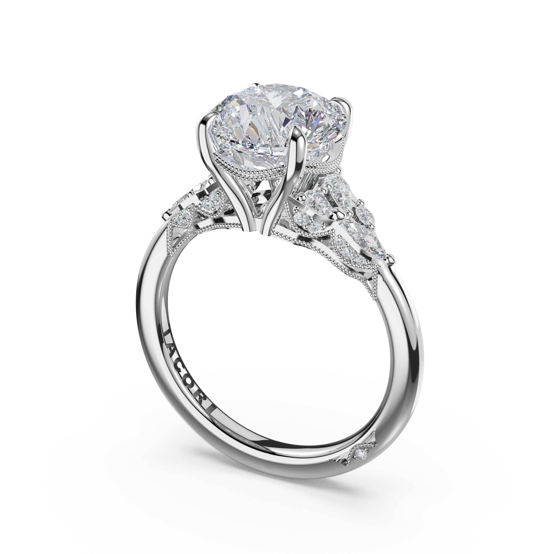 asymmetrical-cluster-round-engagement-ring-483RD