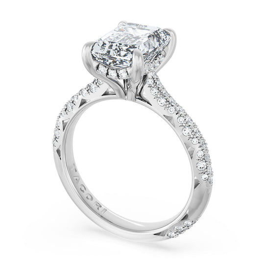 Tacori Emerald Bloom Engagement Ring 40325EC95X7