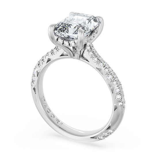 Tacori Radiant Bloom Engagement Ring 40325RAD95X7