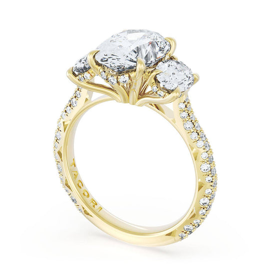 Tacori Oval 3-Stone Engagement Ring 40927OV13X9534