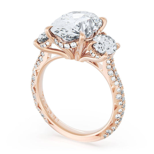 Tacori Oval 3-Stone Engagement Ring 40927OV13X9534