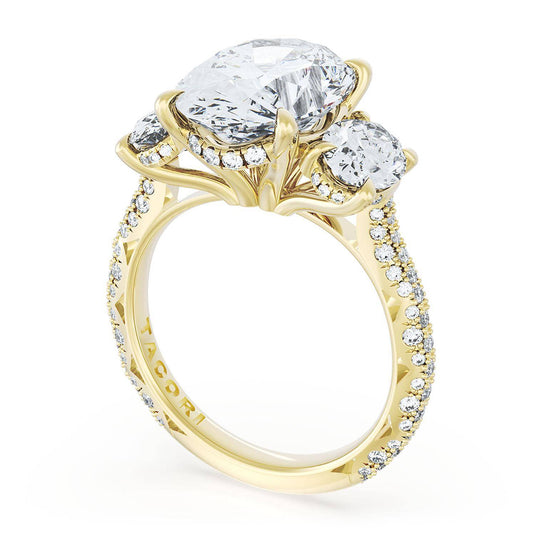 Tacori Oval 3-Stone Engagement Ring 40927OV13X9534