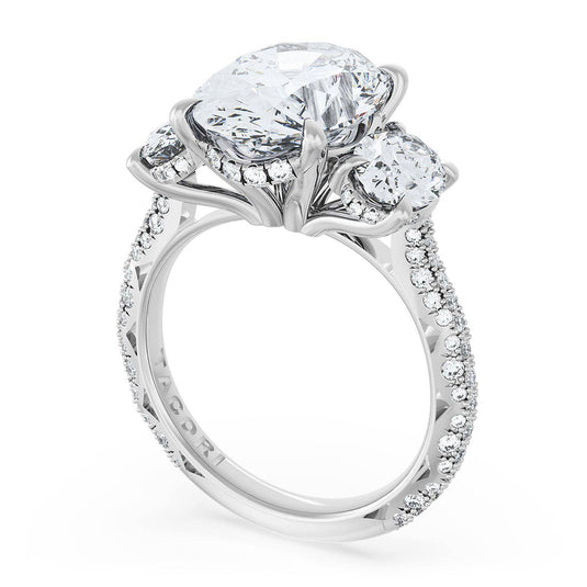 Tacori Oval 3-Stone Engagement Ring 40927OV13X9534