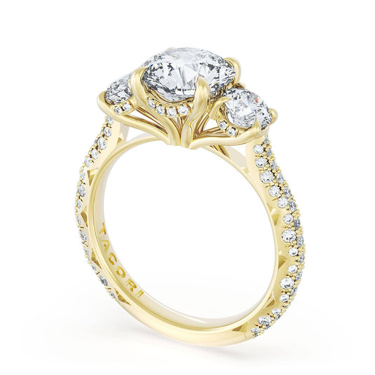 Tacori Round 3-Stone Engagement Ring 40927RD1134