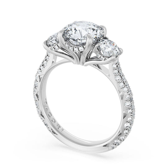 Tacori Round 3-Stone Engagement Ring 40927RD1134
