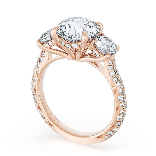 Tacori Round 3-Stone Engagement Ring 40927RD1134