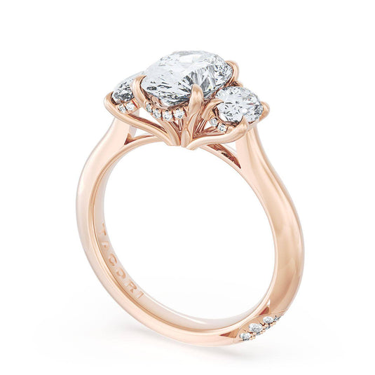 Tacori Oval 3-Stone Engagement Ring 41227OV13X95