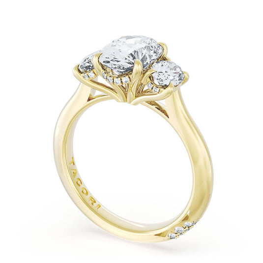 Tacori Oval 3-Stone Engagement Ring 41227OV13X95