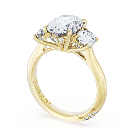 Tacori Oval 3-Stone Engagement Ring 41227OV13X95