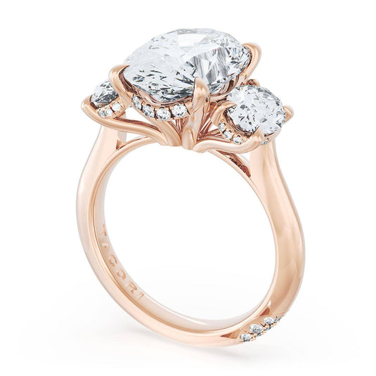 Tacori Oval 3-Stone Engagement Ring 41227OV13X95
