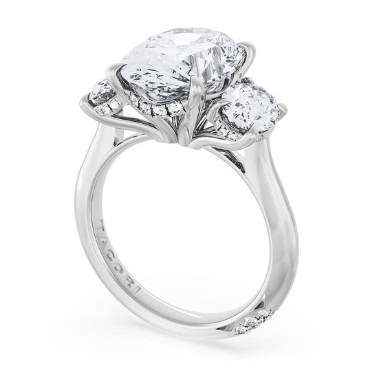 Tacori Oval 3-Stone Engagement Ring 41227OV13X95