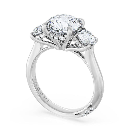 Tacori Round 3-Stone Engagement Ring 41227RD11