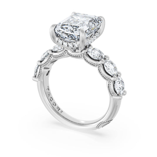 Tacori Emerald Solitaire Engagement Ring 416EC11X8