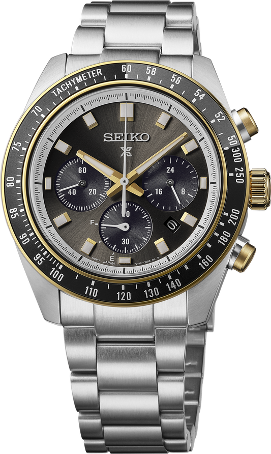 Seiko Speedtimer Solar Chronograph Watch HBJ002