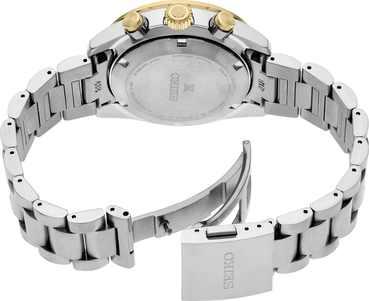 Seiko Speedtimer Solar Chronograph Watch HBJ002