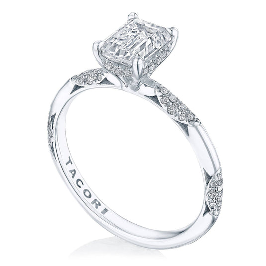 Founder's Collection | Emerald Solitaire Engagement Ring HT2582EC7x5