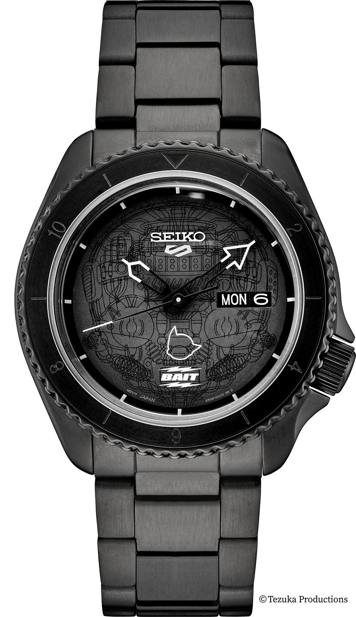 Seiko 5 Sports BAIT Collaboration Limited Edition Watch SRPH45