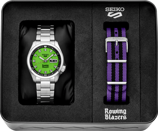 Seiko 5 Sports Rowing Blazers Collaboration Limited Edition Watch SRPJ59