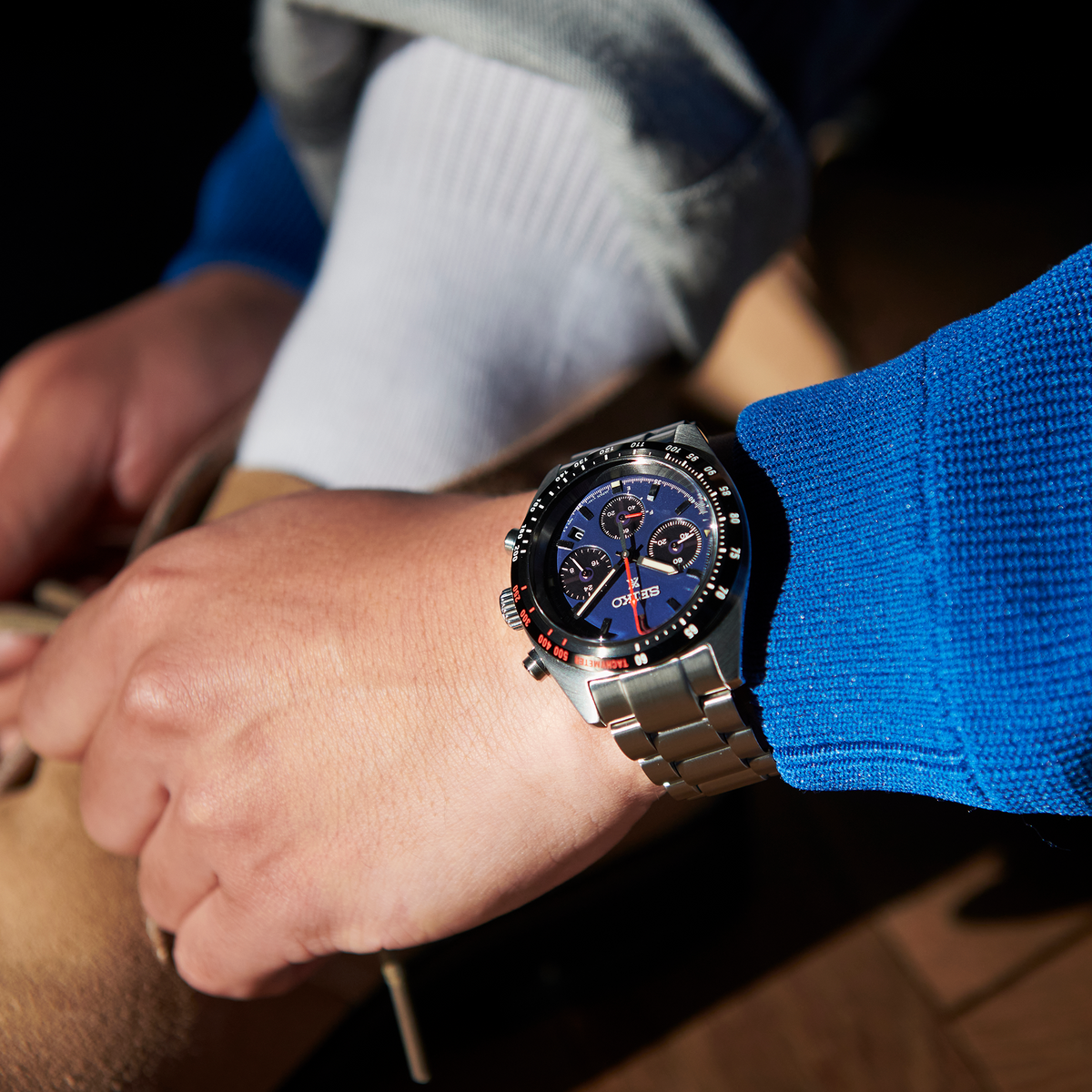 Seiko Speedtimer Solar Chronograph Watch SSC815