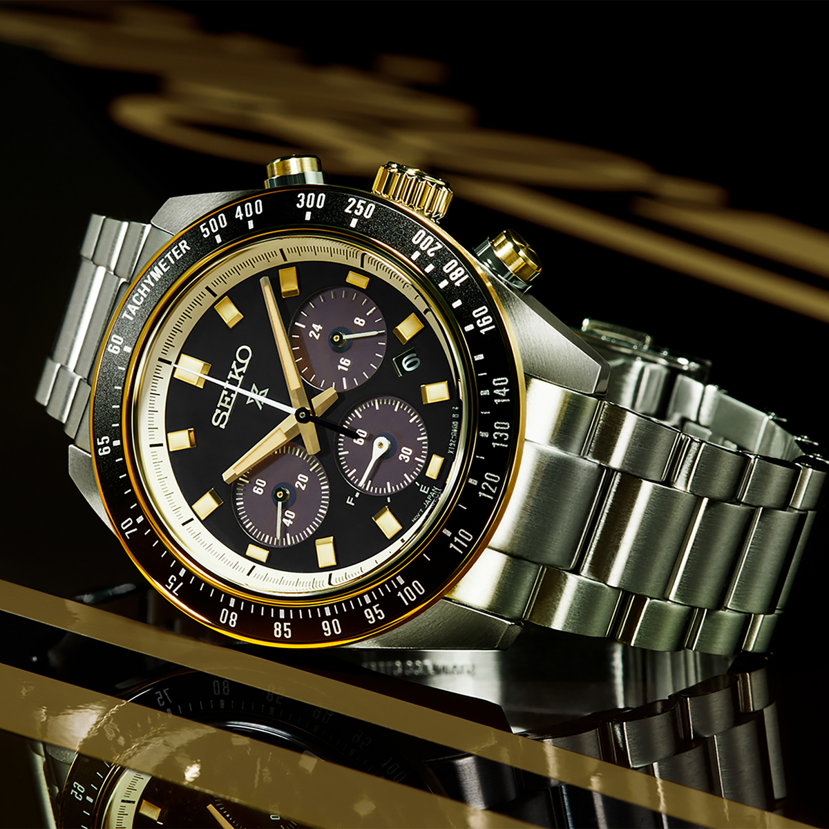 Seiko Speedtimer Solar Chronograph Watch SSC941