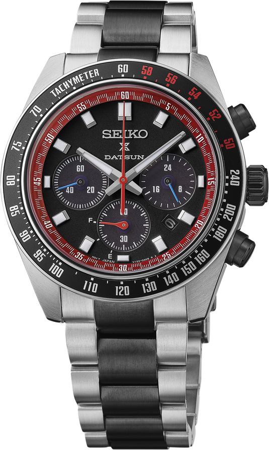 Seiko Speedtimer Solar Chronograph Datsun 240Z Limited Edition Watch SSC957
