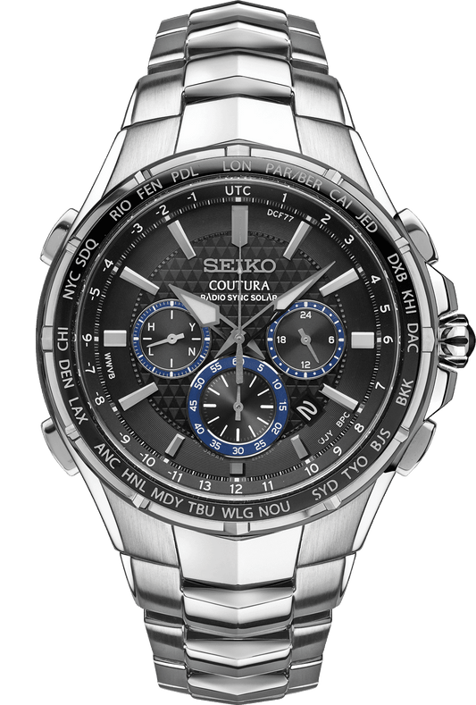 Seiko Coutura Radio Sync Solar Chronograph Watch Ssg009