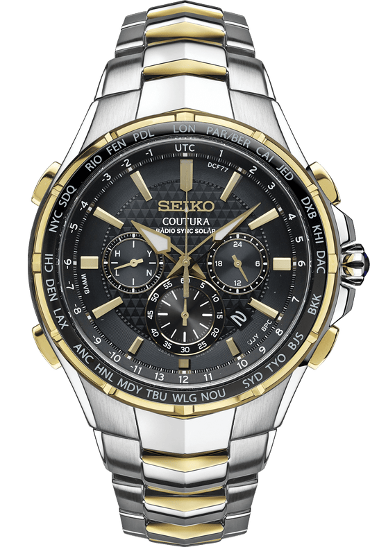 Seiko Coutura Radio Sync Solar Chronograph Watch Ssg010
