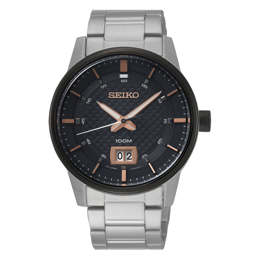 Seiko Stainless Steel Sports Watch SUR285