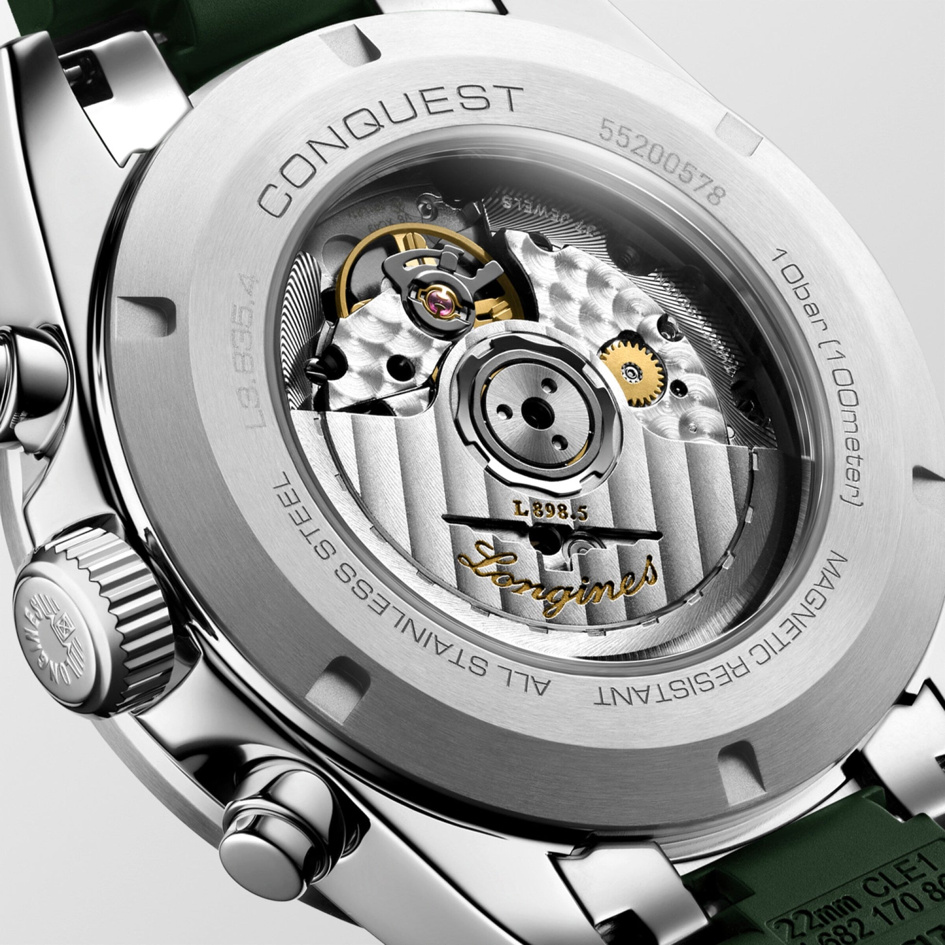 Longines Conquest Chronograph Automatic Watch, Ø 42.00 Mm, Stainless Steel And Ceramic Bezel. L3.835.4.02.9