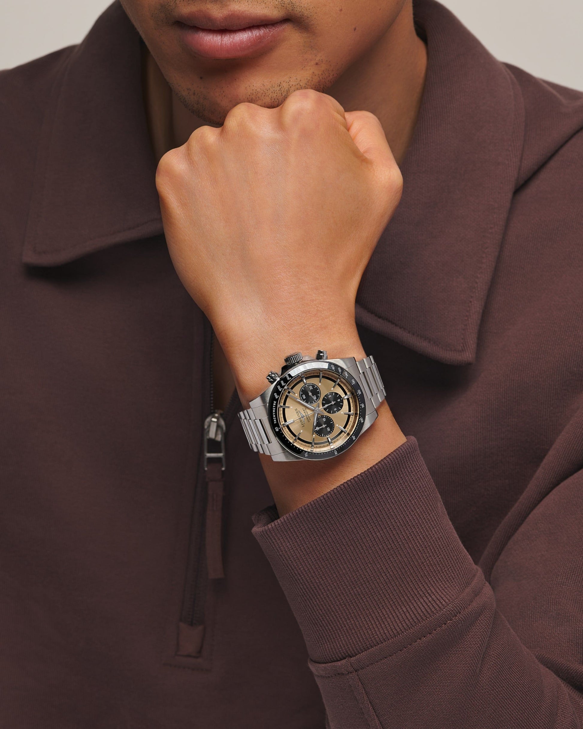 Longines Conquest Chronograph Automatic Watch, Ø 42.00 Mm, Stainless Steel And Ceramic Bezel. L3.835.4.32.6