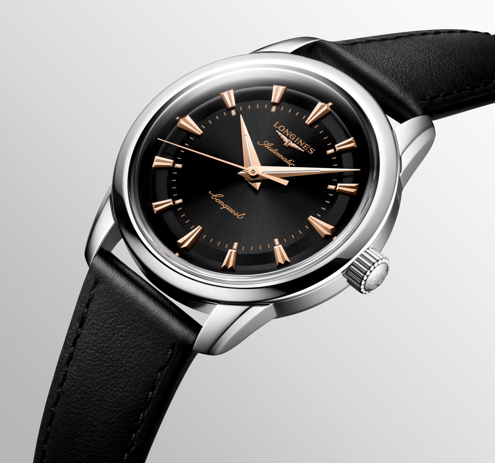 Longines Conquest Heritage Automatic Watch, Ø 38.00 Mm, Stainless Steel. L1.649.4.52.2
