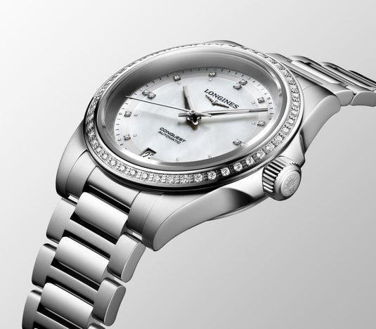 Longines Conquest Automatic Watch, Ø 34.00 Mm, Stainless Steel. L3.430.0.87.6
