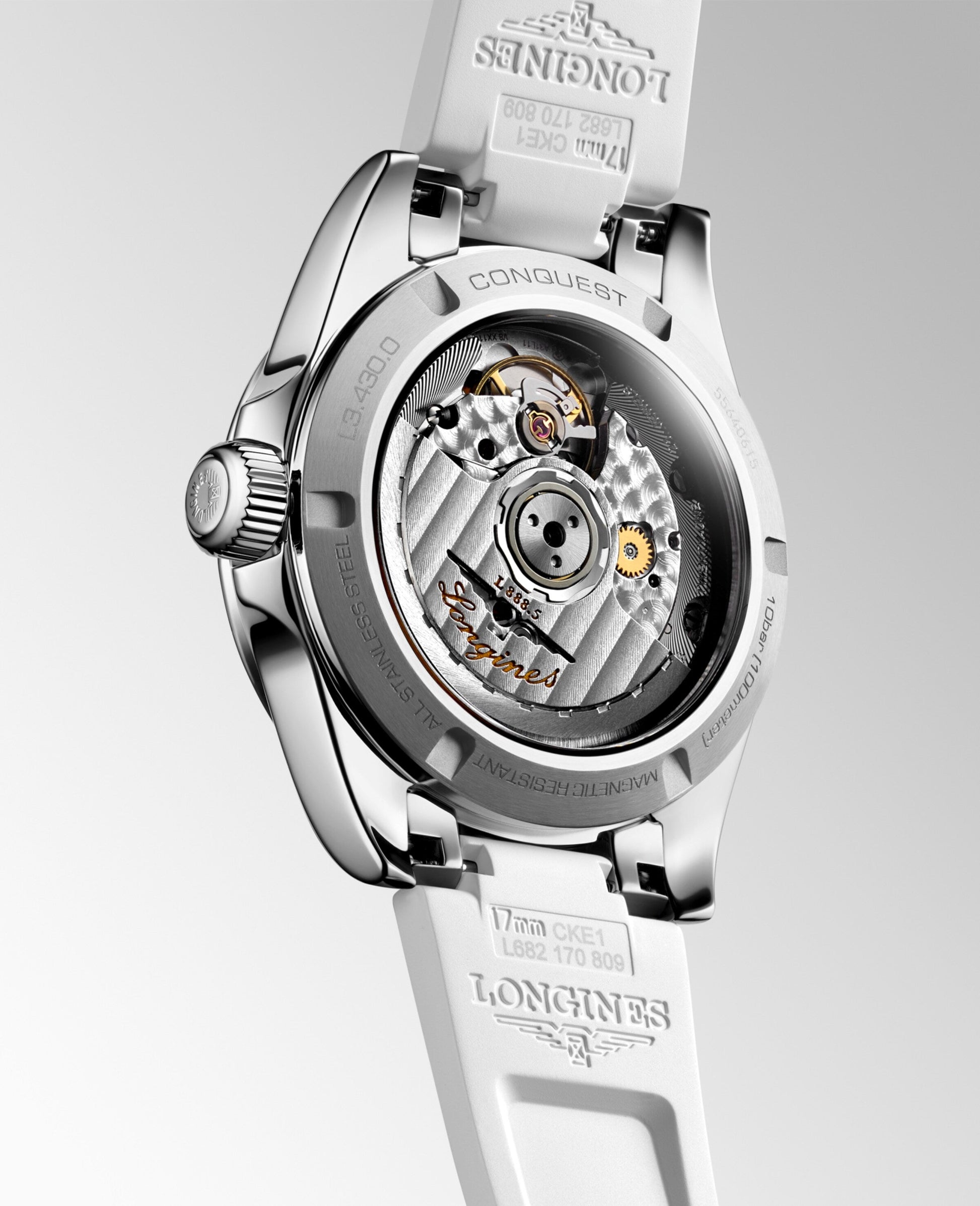 Longines Conquest Automatic Watch, Ø 34.00 Mm, Stainless Steel. L3.430.0.87.9