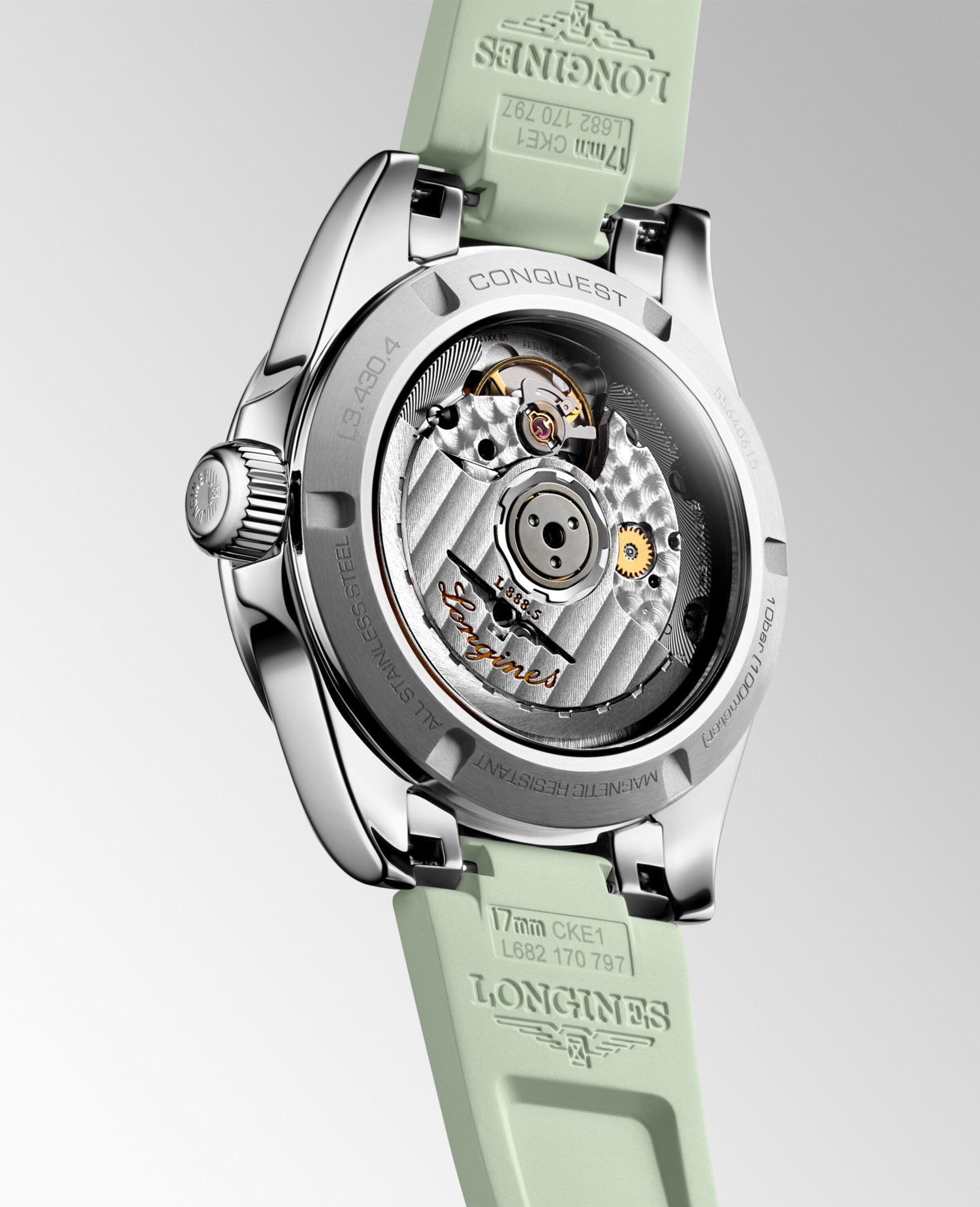 Longines Conquest Automatic Watch, Ø 34.00 Mm, Stainless Steel. L3.430.4.02.9