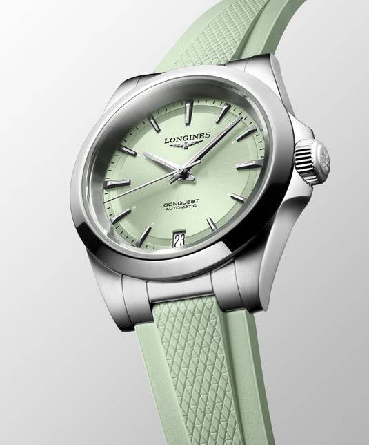 Longines Conquest Automatic Watch, Ø 34.00 Mm, Stainless Steel. L3.430.4.02.9