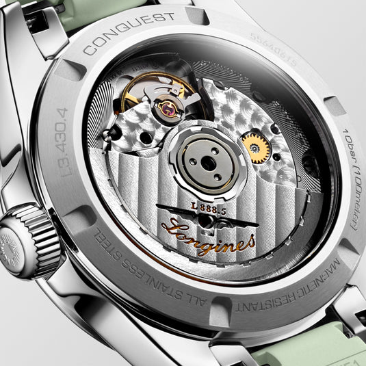 Longines Conquest Automatic Watch, Ø 34.00 Mm, Stainless Steel. L3.430.4.02.9