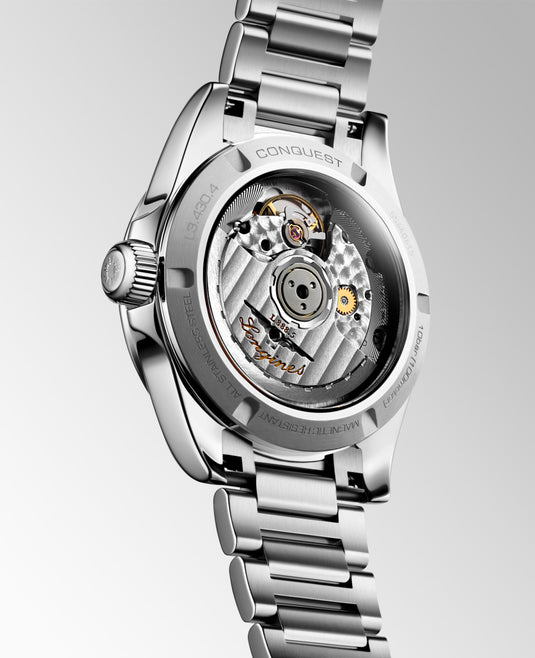 Longines Conquest Automatic Watch, Ø 34.00 Mm, Stainless Steel. L3.430.4.92.6
