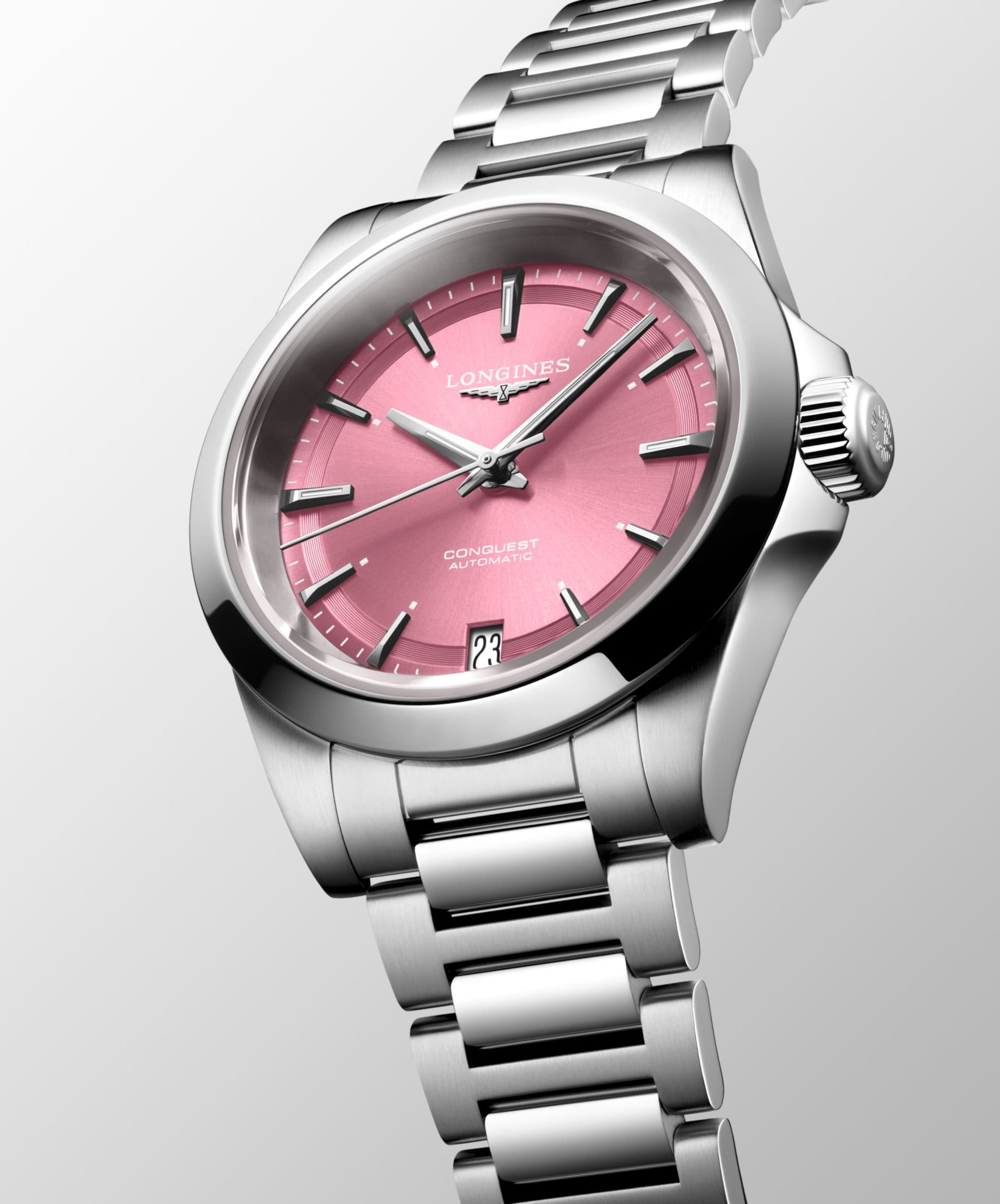 Longines Conquest Automatic Watch, Ø 34.00 Mm, Stainless Steel. L3.430.4.99.6