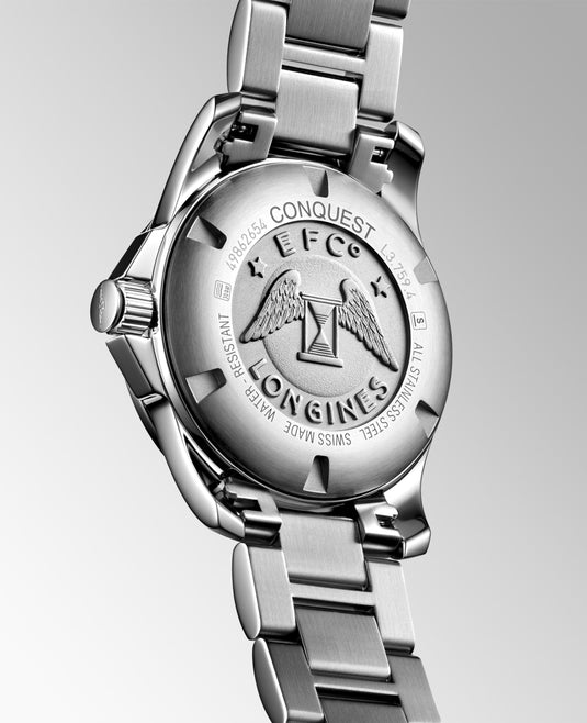 Longines Conquest Quartz Watch, Ø 41.00 Mm, Stainless Steel. L3.759.4.58.6