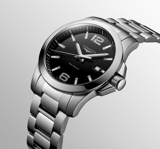 Longines Conquest Quartz Watch, Ø 41.00 Mm, Stainless Steel. L3.759.4.58.6